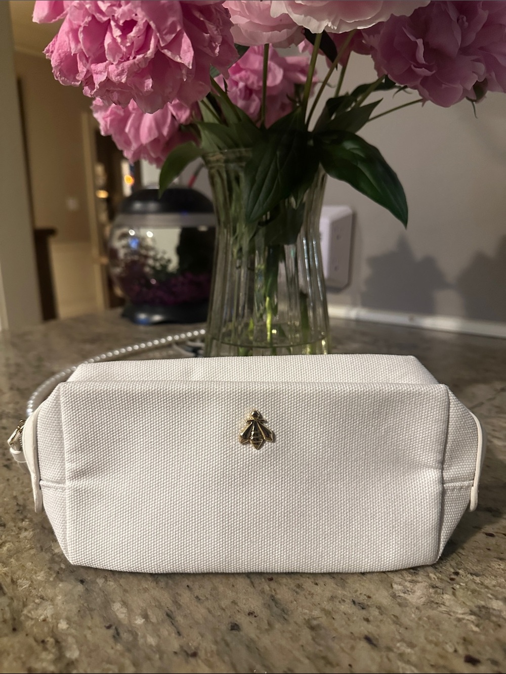 GUERLAIN Paris Cosmetic Canvas Pouch